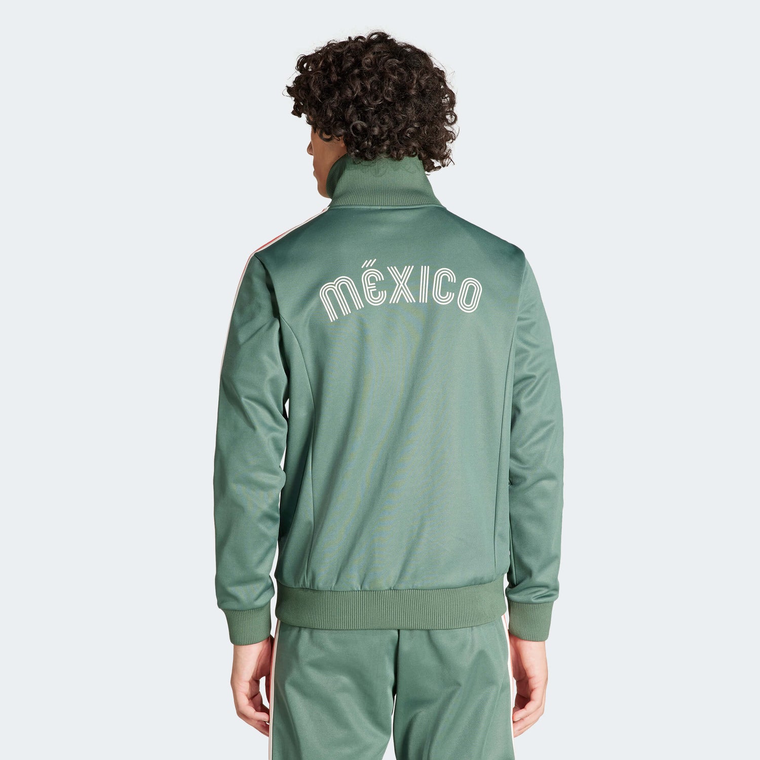 adidas 2024-25 Mexico Men's Beckenbauer Track Top (Model - Back)