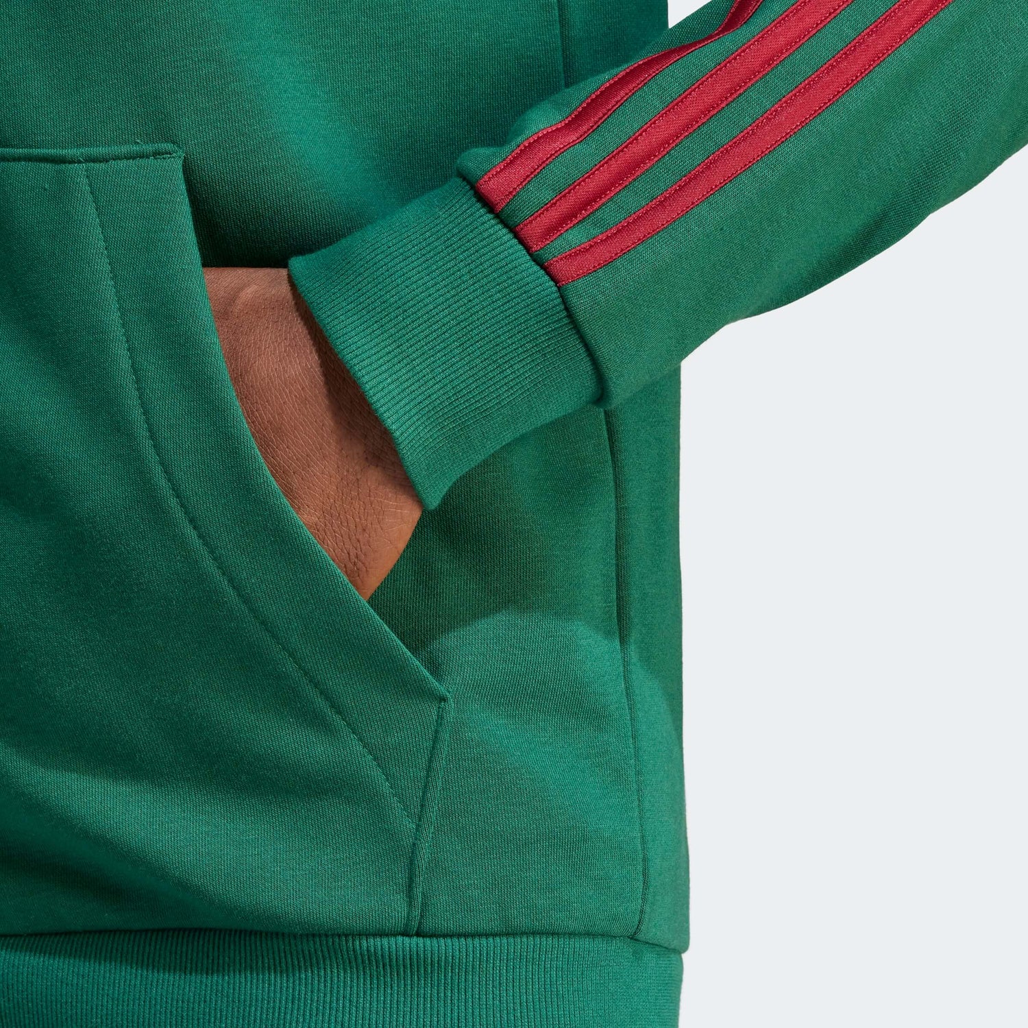 adidas 2024-25 Mexico Men's DNA FZ Hoodie (Detail 2)