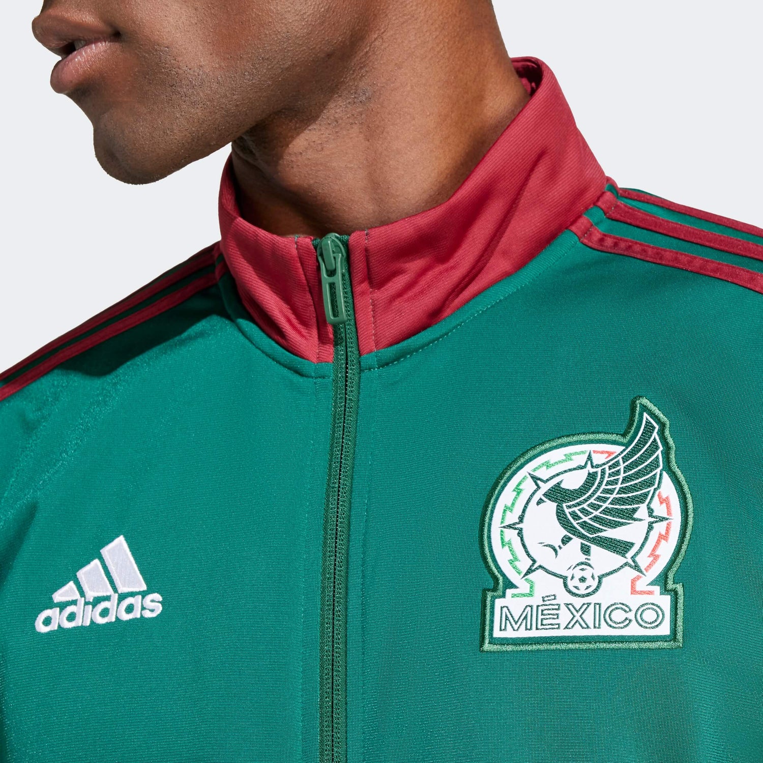 adidas 2024-25 Mexico Men's DNA Track Top Jacket (Detail 1)