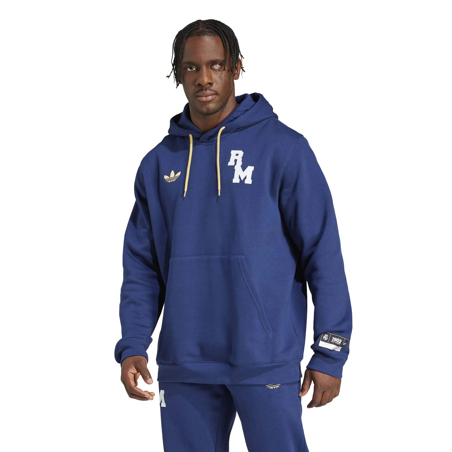adidas 2024-25 Real Madrid Men's VRCT Hoodie (Model - Front)