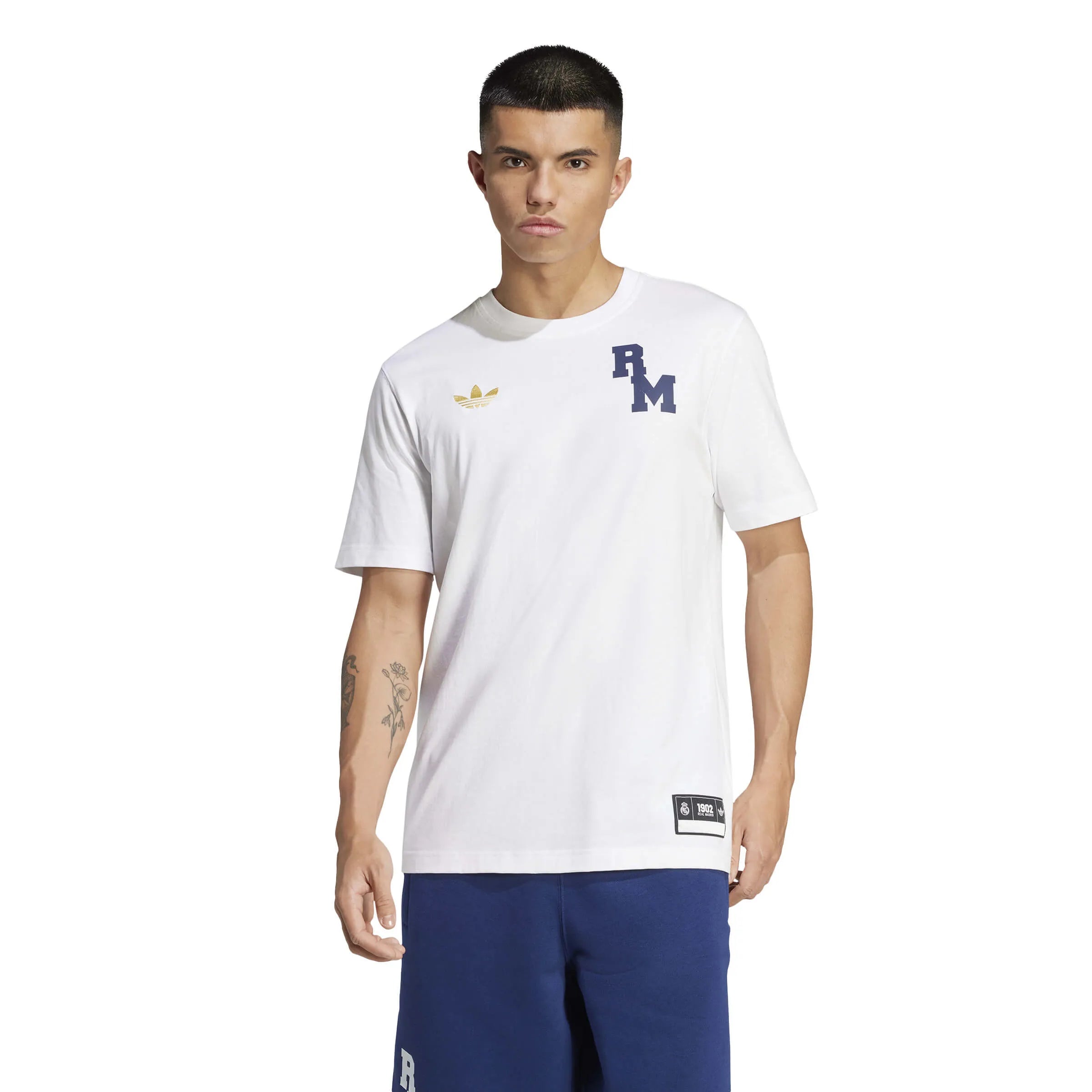 adidas 2025 Real Madrid Men's VRCT Tee (Model - Front)