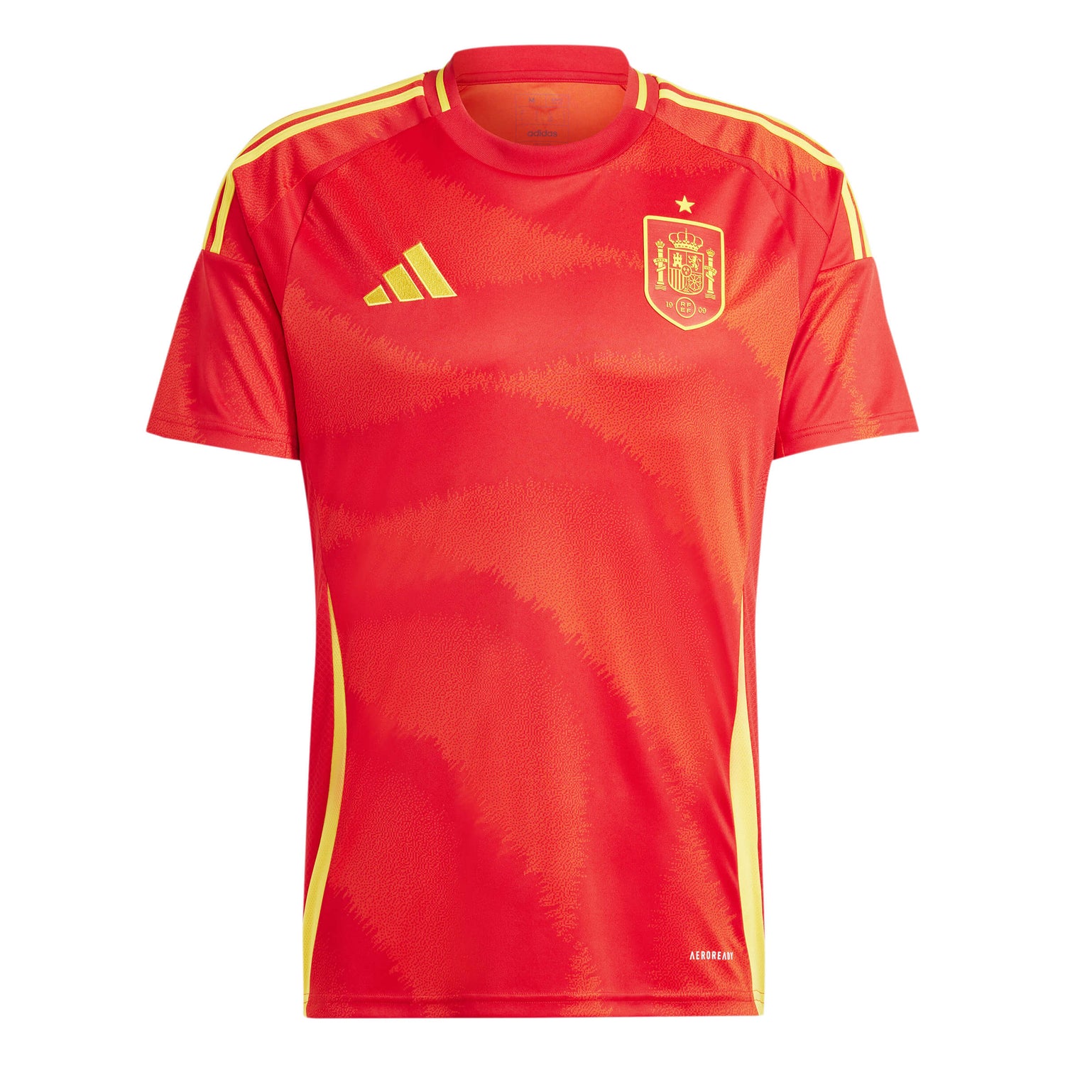 adidas 2024-25 Spain Men's Home Stadium Home Jersey (Front)