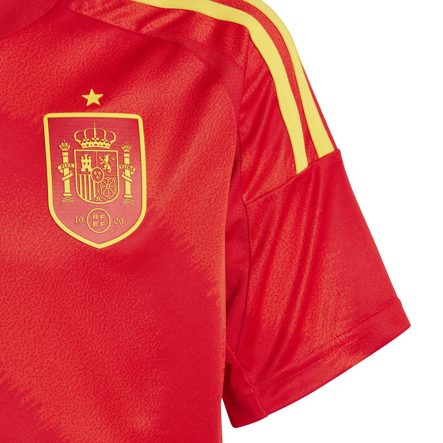 adidas 2024-25 Spain Youth Stadium Home Jersey (Detail 1)
