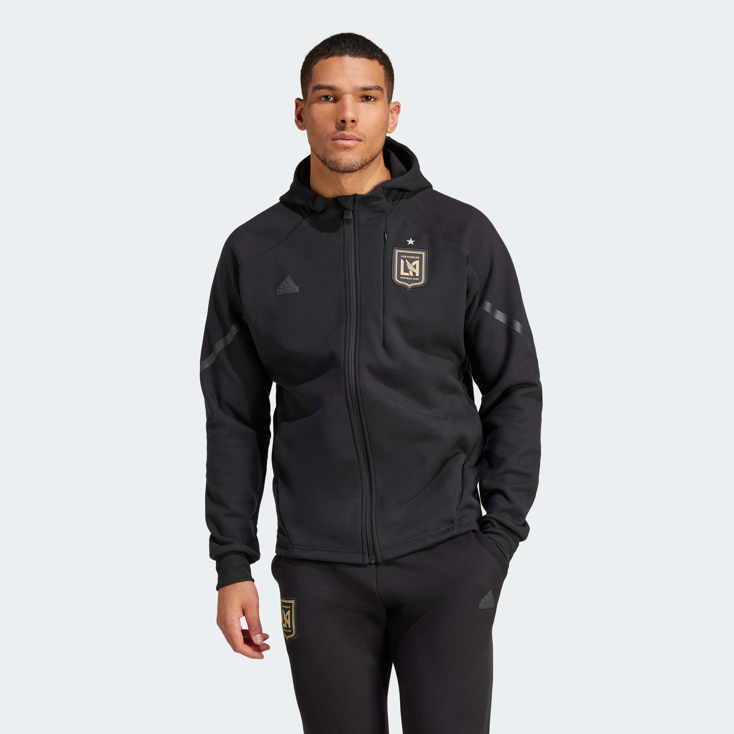 adidas 2024 LAFC Men's Anthem Jacket (Model - Front)