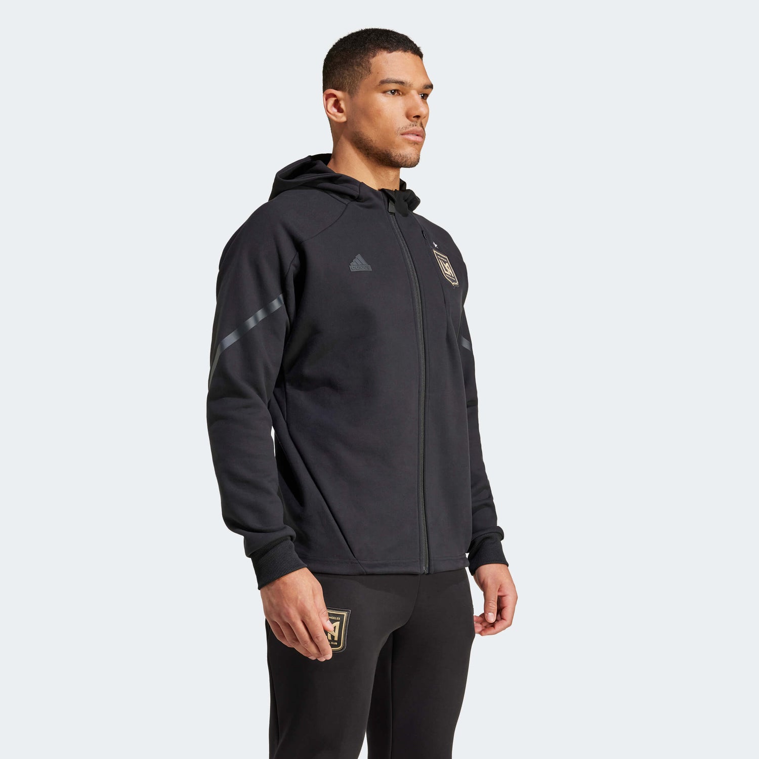 adidas 2024 LAFC Men's Anthem Jacket (Model - Side)