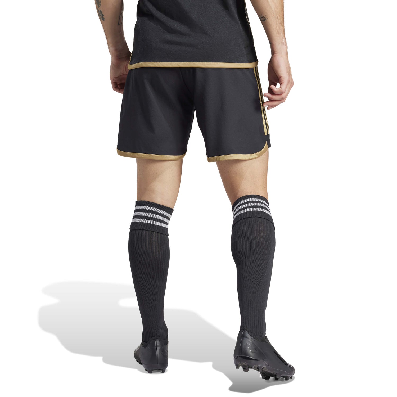 adidas 2024 LAFC Men's Authentic Home Shorts (Model - Back)