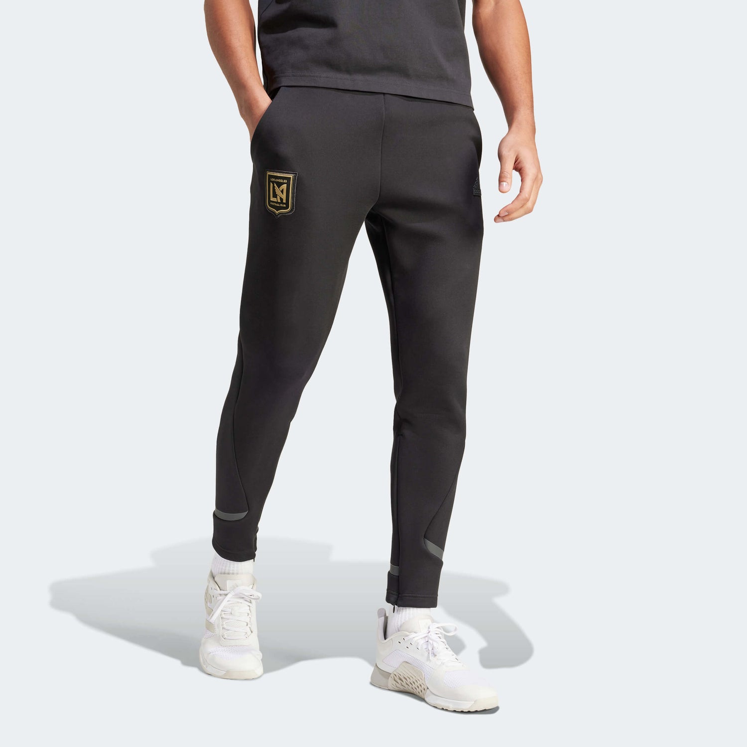 adidas 2024 LAFC Men's Travel Pants (Model - Front)