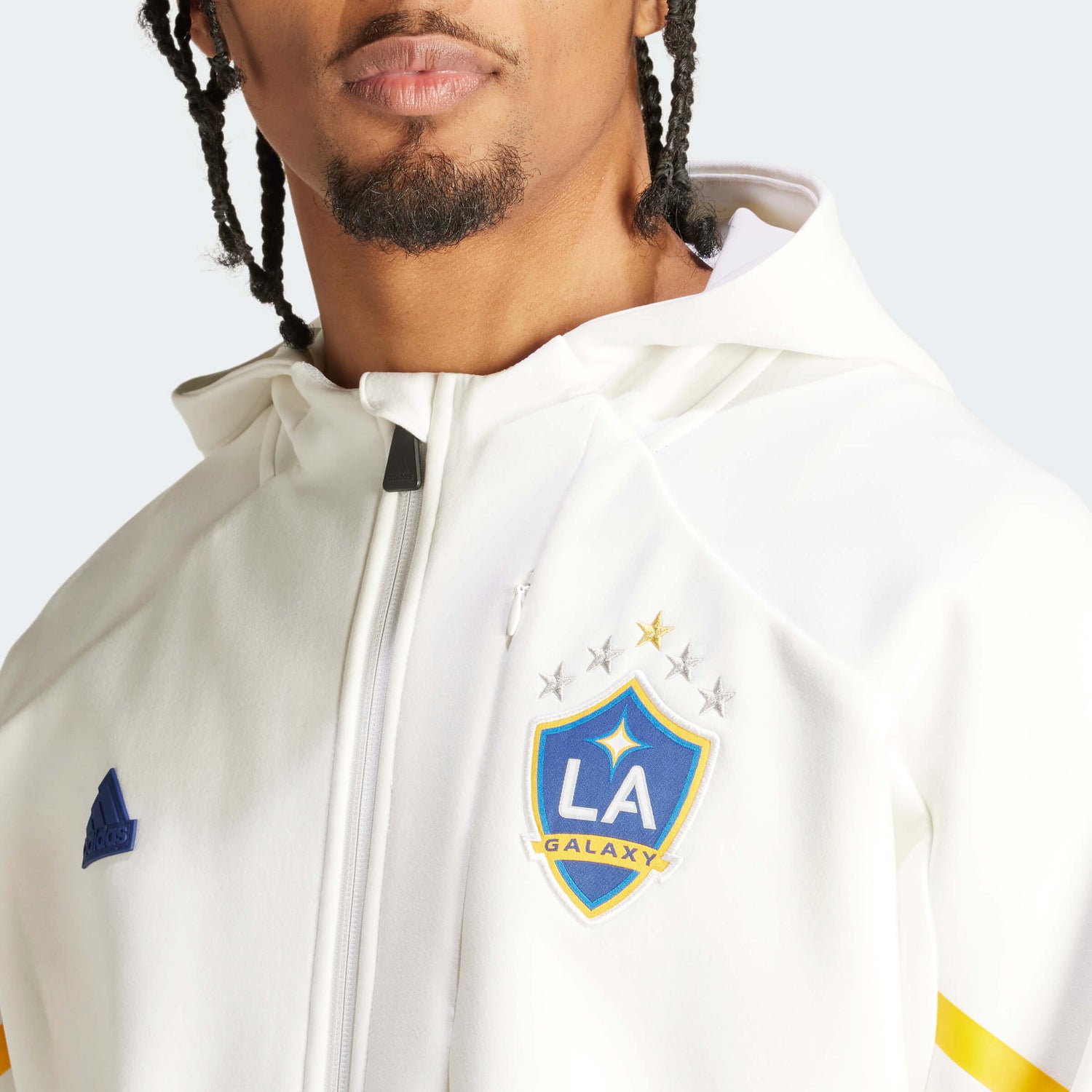 adidas 2024 LA Galaxy Anthem Jacket (Detail 1)