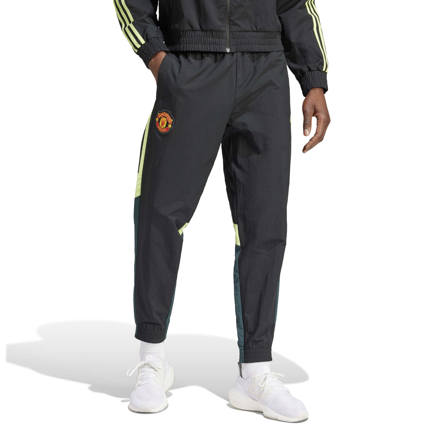 adidas 2024 Manchester United Woven Track Pants (Model - Front)