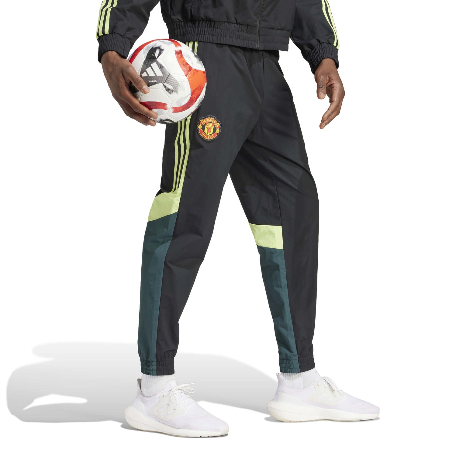adidas 2024 Manchester United Woven Track Pants (Model - Side)