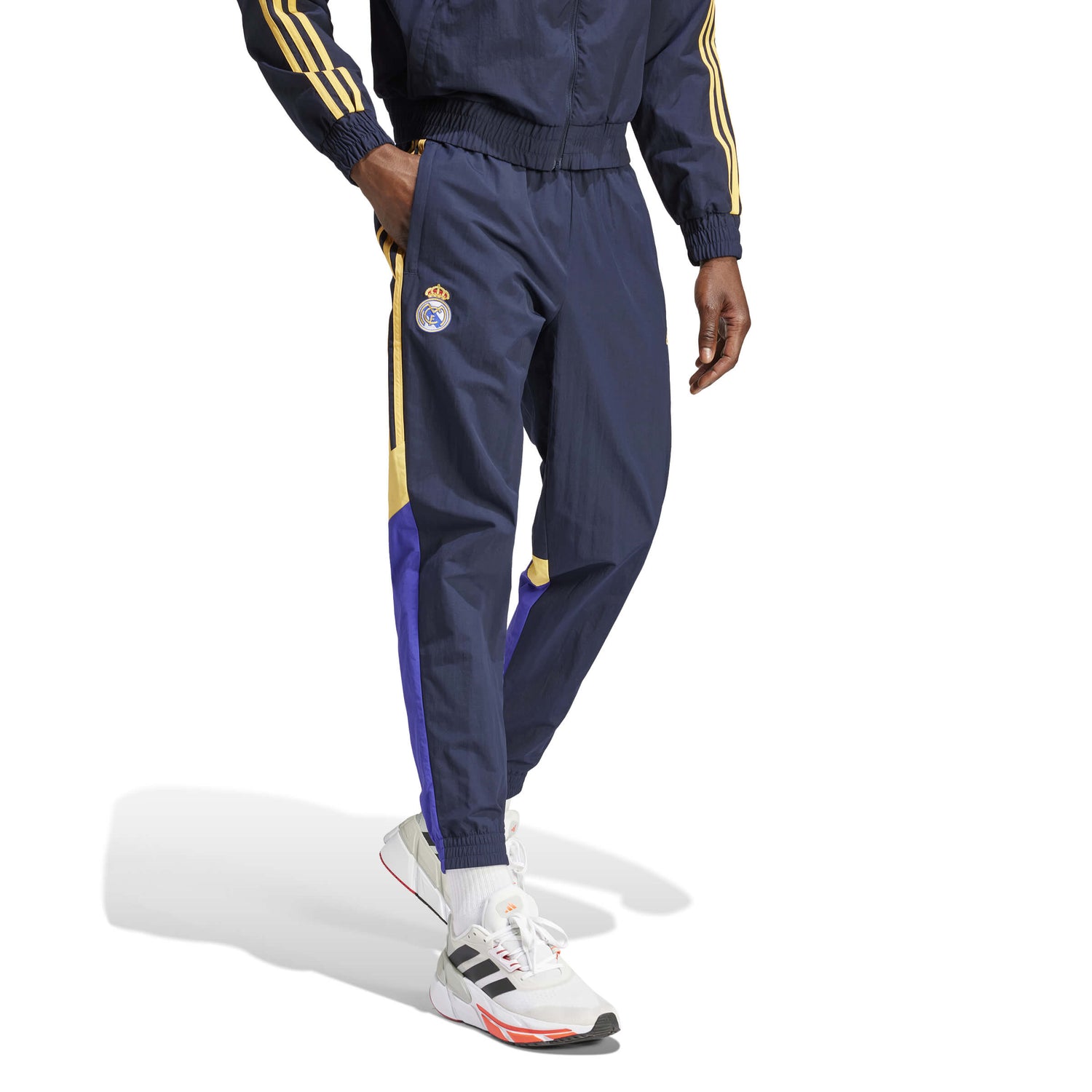 adidas 2024 Real Madrid Men's Woven Track Pants (Model - Front)
