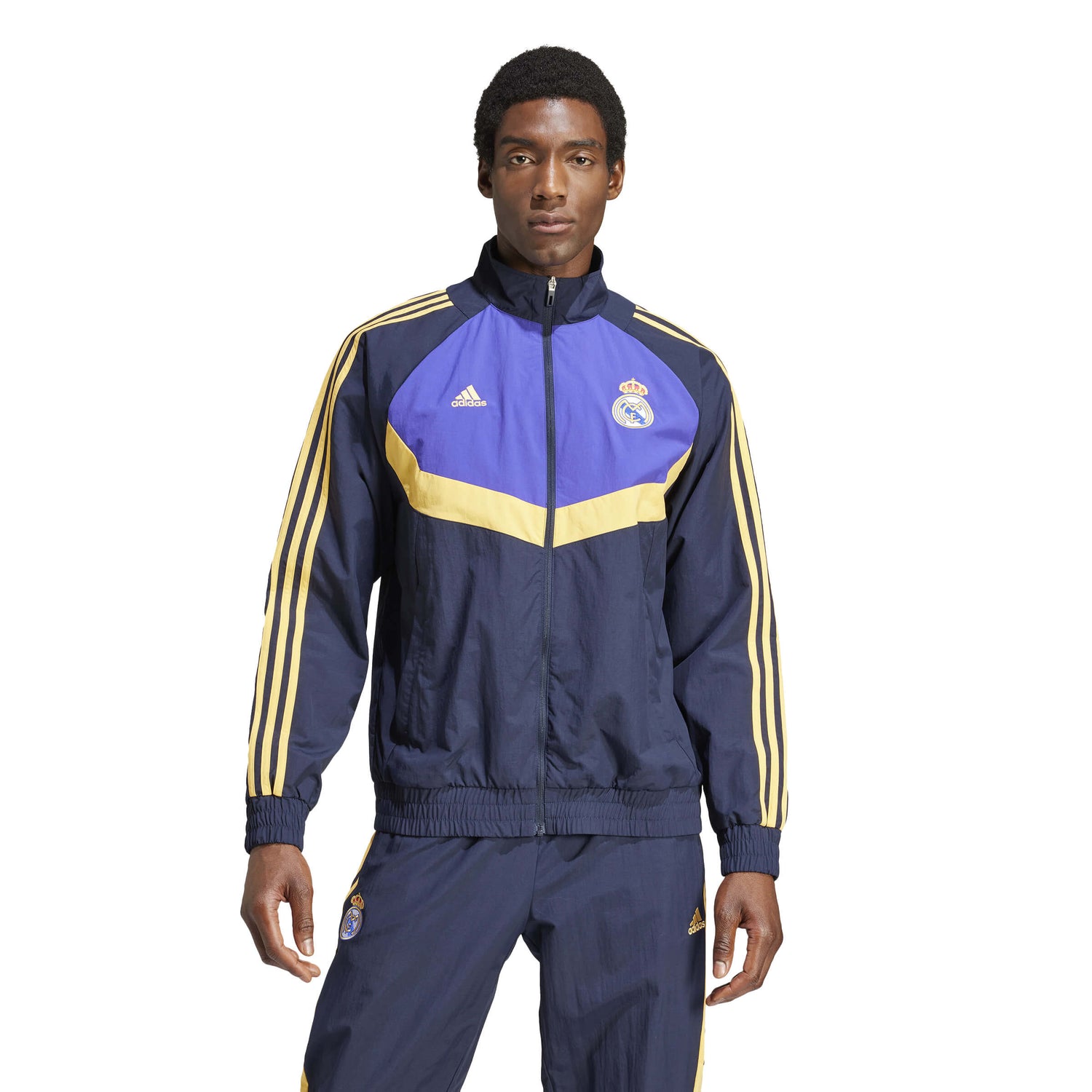 adidas 2024 Real Madrid Men's Woven Track Top (Model - Front)