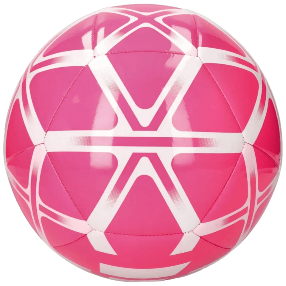 adidas 2024 Starlancer Club Soccer Ball Solar Pink White (Back)