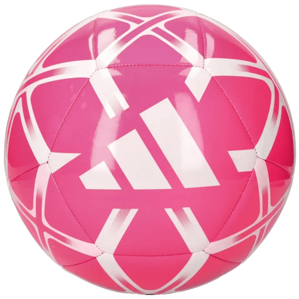 adidas 2024 Starlancer Club Soccer Ball Solar Pink White (Front)