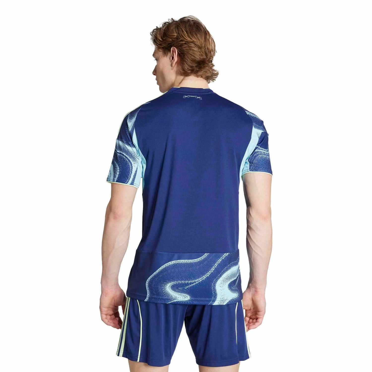 adidas 2025-26 Ajax Men's Stadium Away Soccer Jersey (Model - Back)