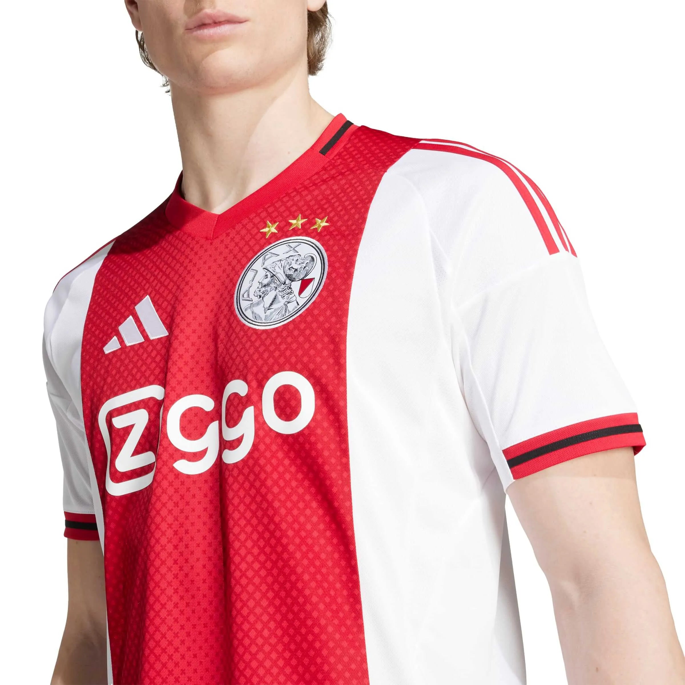 adidas 2025-26 Ajax Men's Stadium Home Soccer Jersey