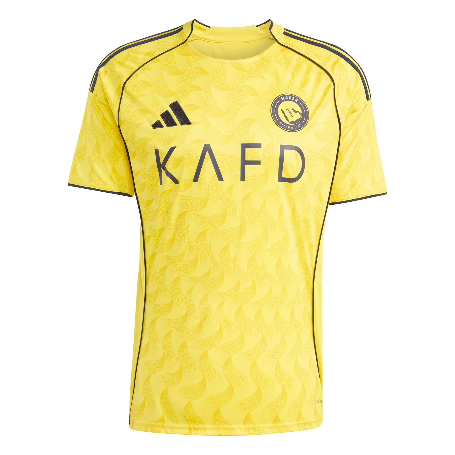 adidas 2025-26 Al Nassr Men's Stadium Home Ronaldo #7 Soccer Jersey (Front)