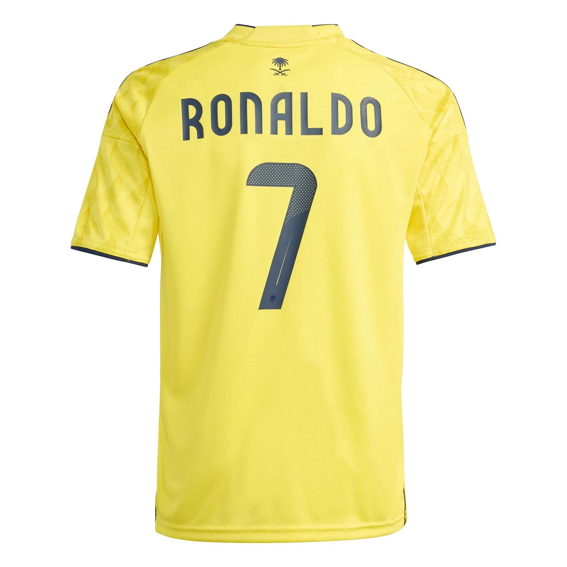 adidas 2025-26 Al Nassr Youth Stadium Home Ronaldo #7 Soccer Jersey (Back)