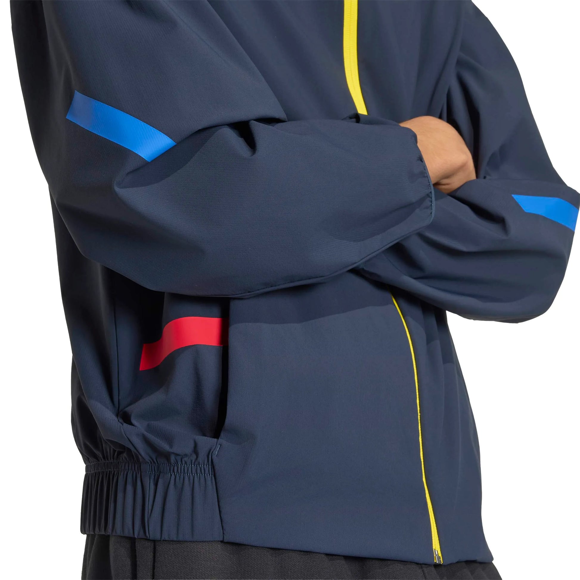 adidas 2025-26 Arsenal Men's Anthem Jacket Night Navy (Detail 1)