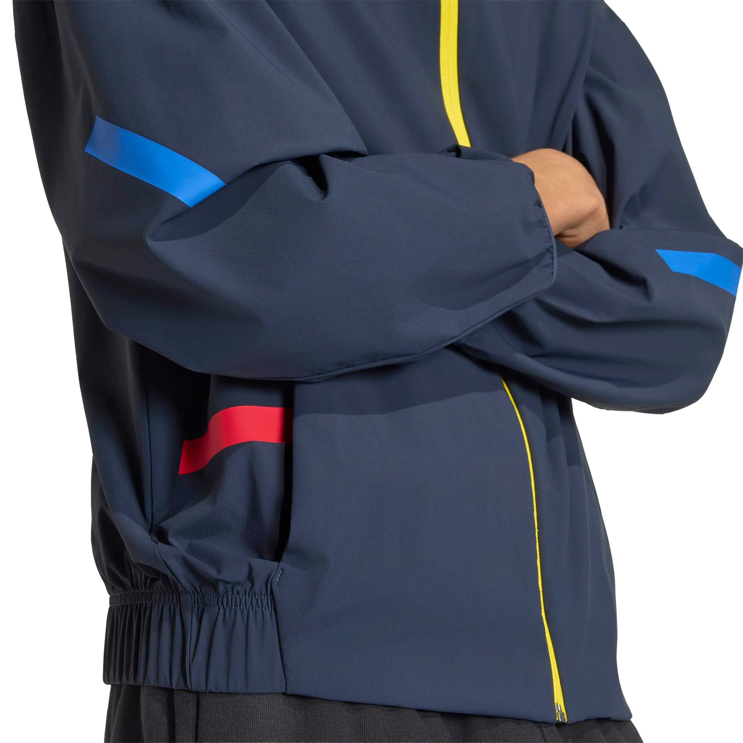 adidas 2025-26 Arsenal Men's Anthem Jacket Night Navy (Detail 1)