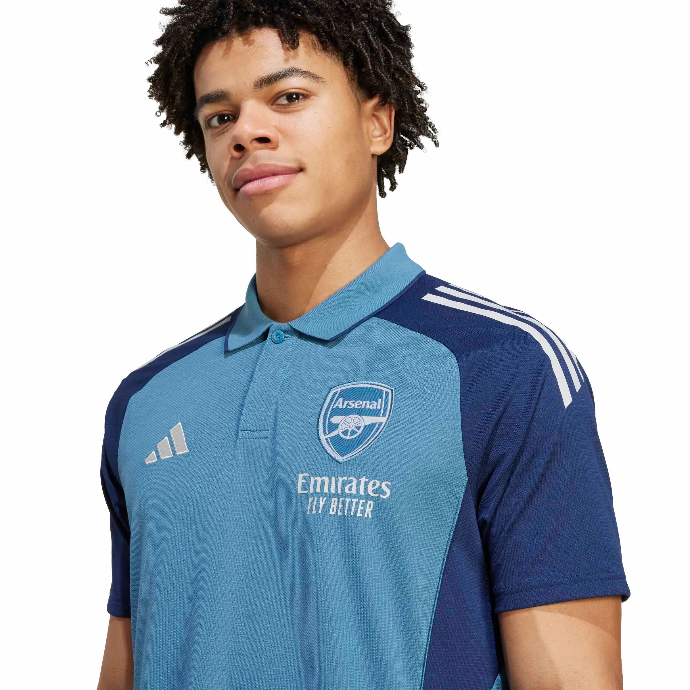adidas 2025-26 Arsenal Men's Polo (Detail 2)