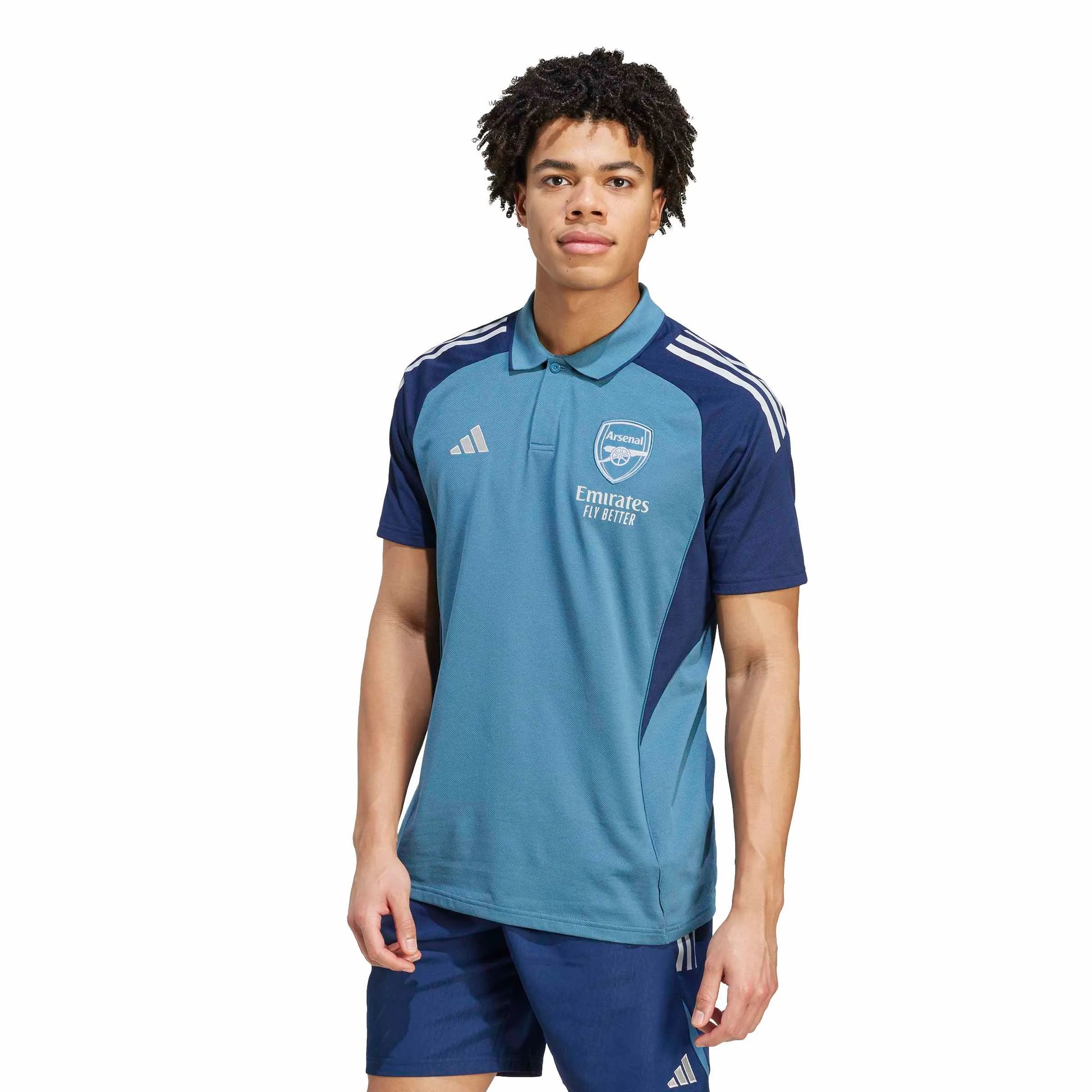 adidas 2025-26 Arsenal Men's Polo (Model - Front)