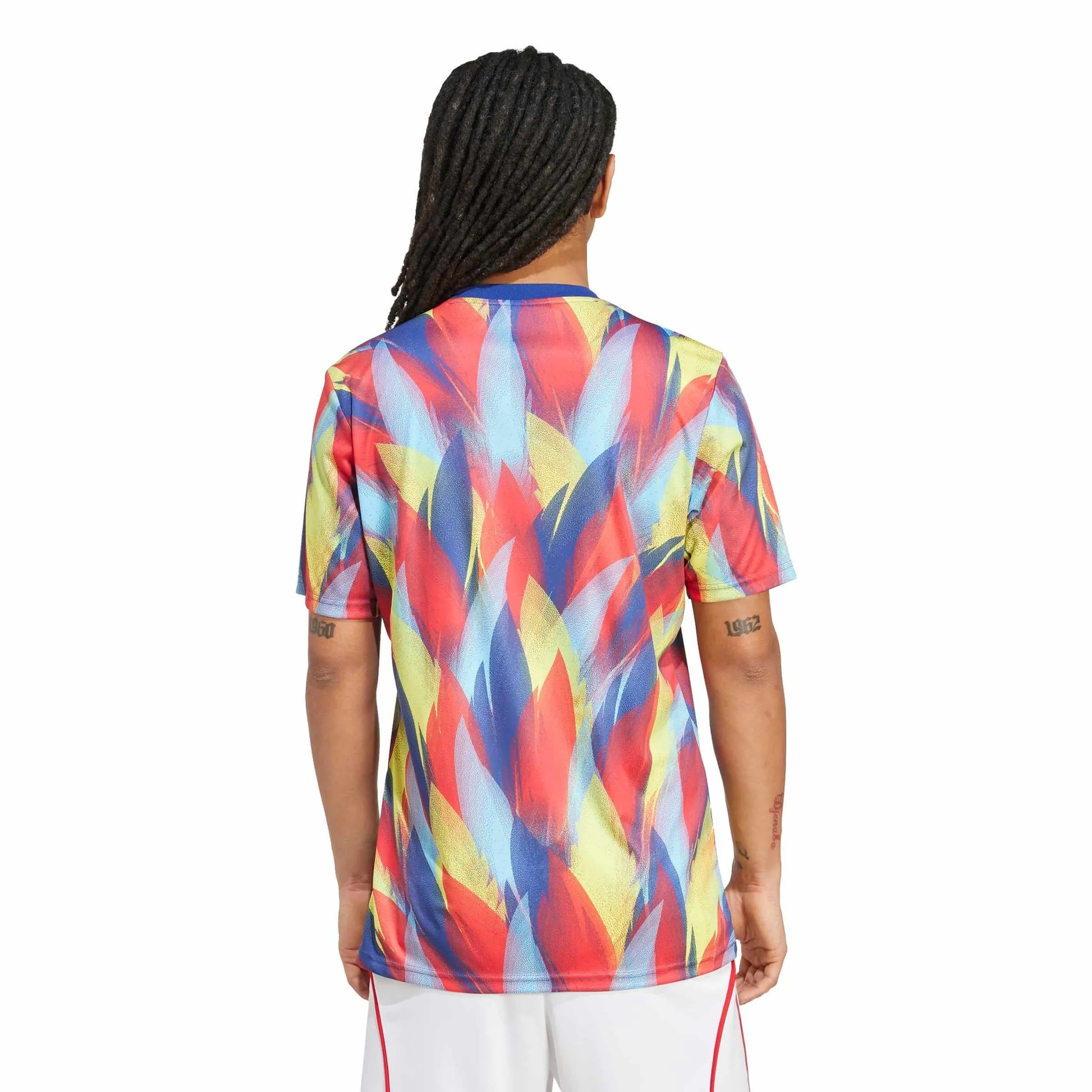adidas 2025-26 Arsenal Men's Pre-Match Soccer Jersey (Model - Back)