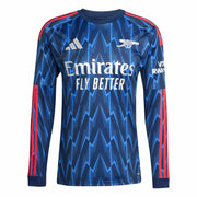 adidas 2025-26 Arsenal Men's Stadium Away Long-Sleeve Soccer Jersey (Front)