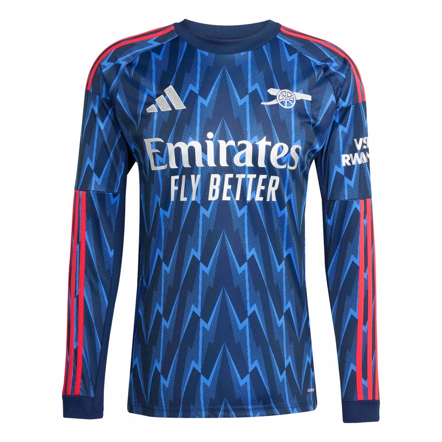 adidas 2025-26 Arsenal Men's Stadium Away Long-Sleeve Soccer Jersey (Front)