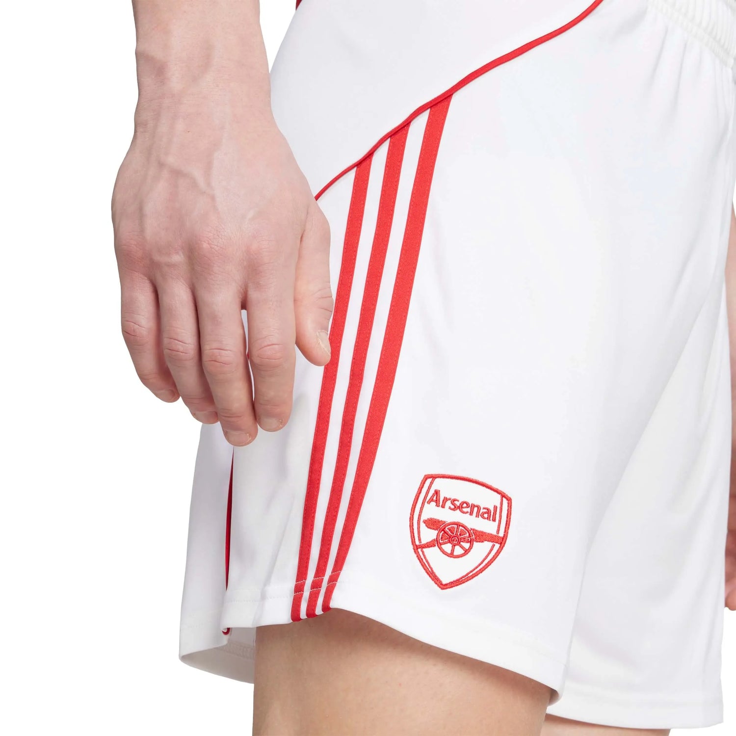 adidas 2025-26 Arsenal Men's Stadium Home Shorts (Detail 2)