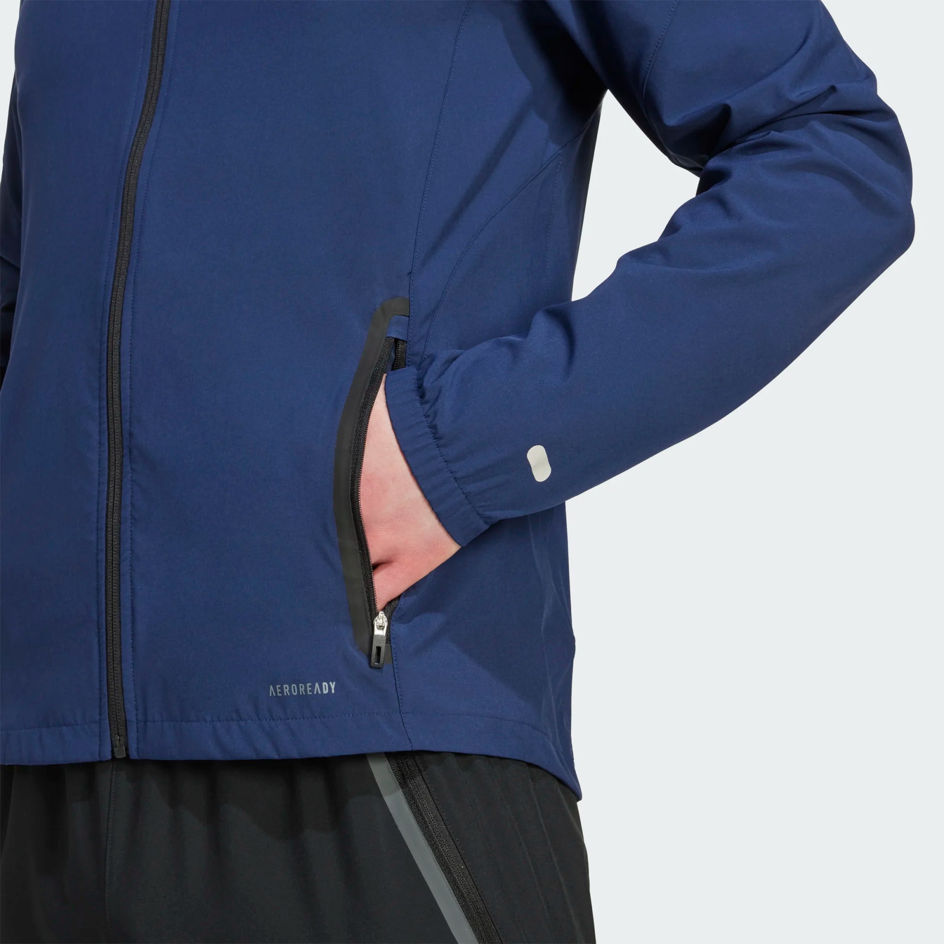 adidas 2025-26 Arsenal Men's Tiro 25 Competition Vis Tech Travel Jacket (Detail 2)