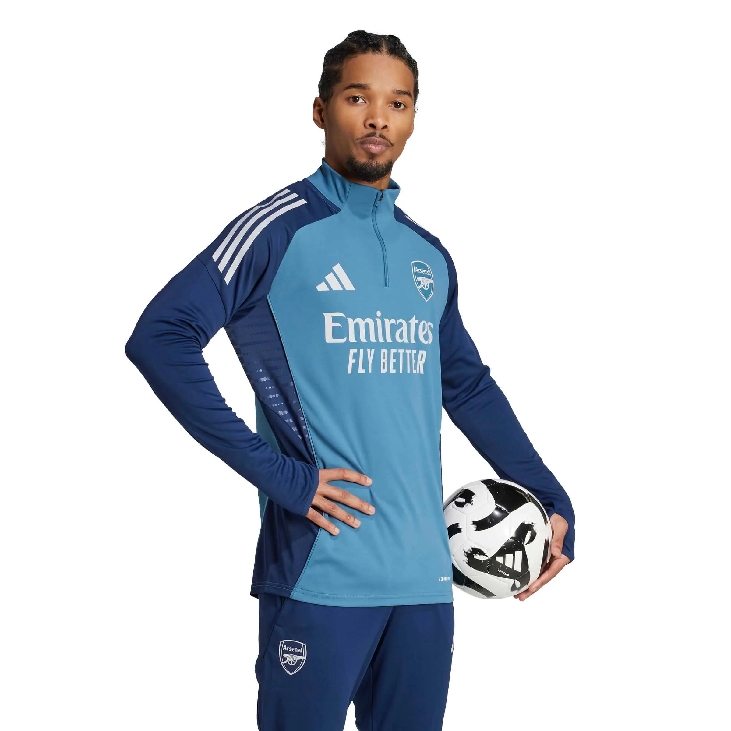 adidas 2025-26 Arsenal Men's Training Top (Model - Side)