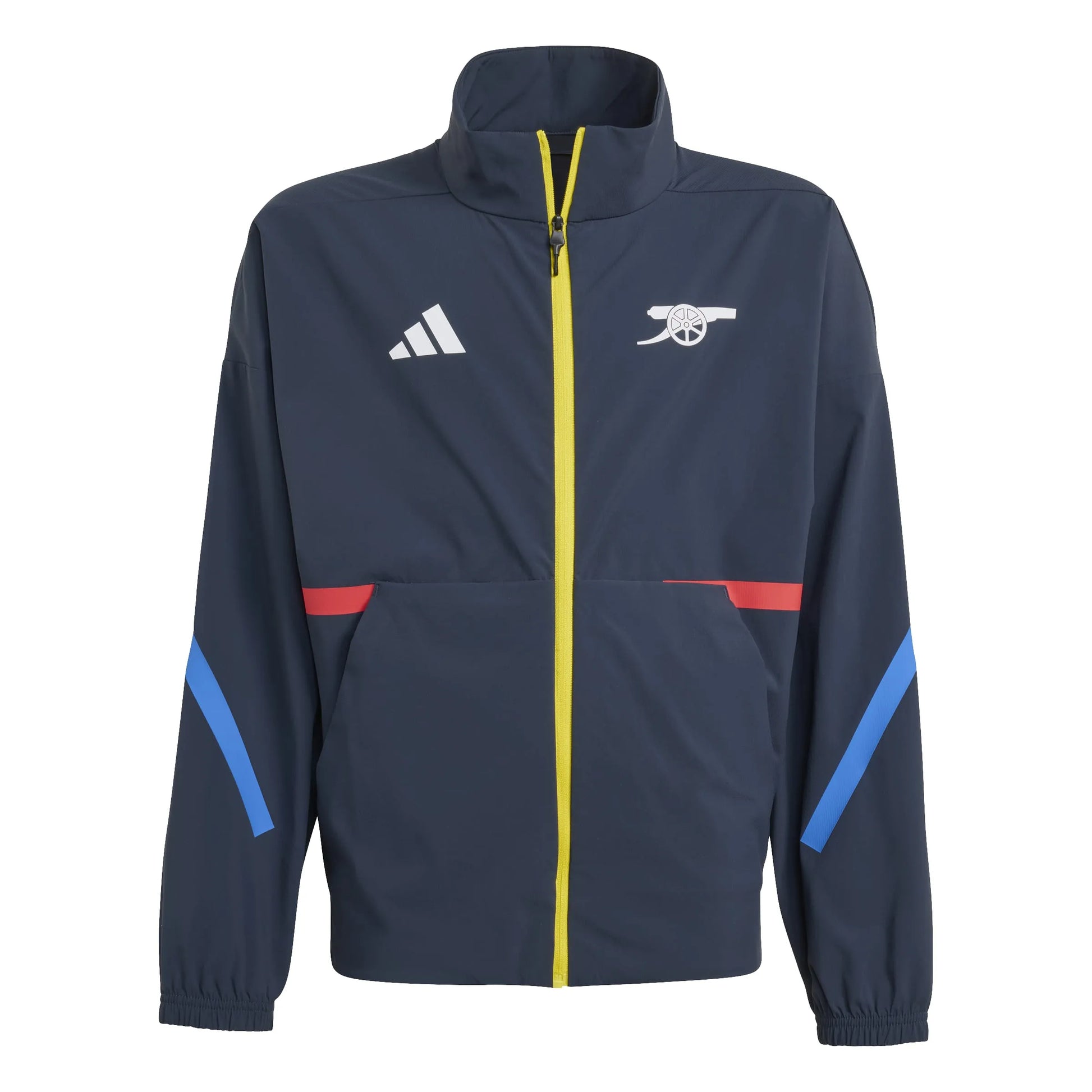 adidas 2025-26 Arsenal Youth Anthem Jacket Night Navy (Front)