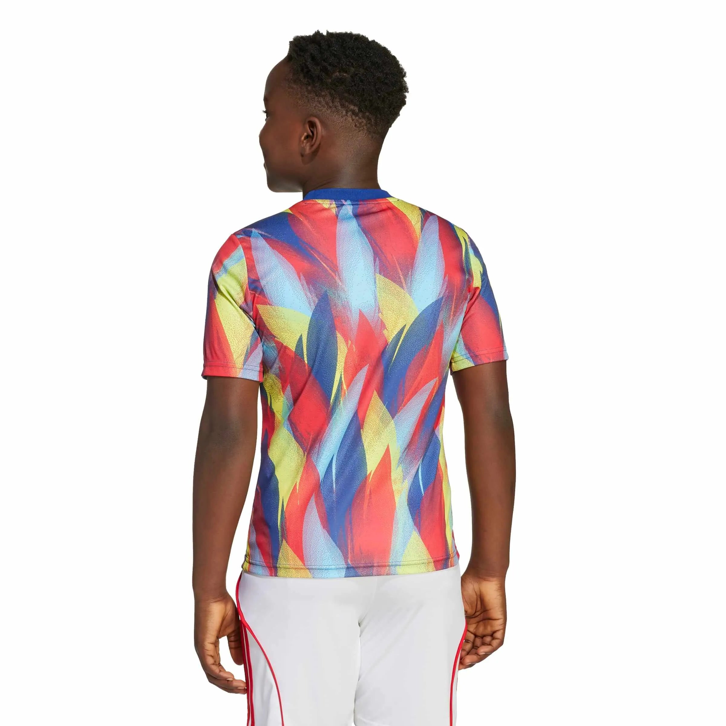 adidas 2025-26 Arsenal Youth Pre-Match Soccer Jersey (Model - Back)