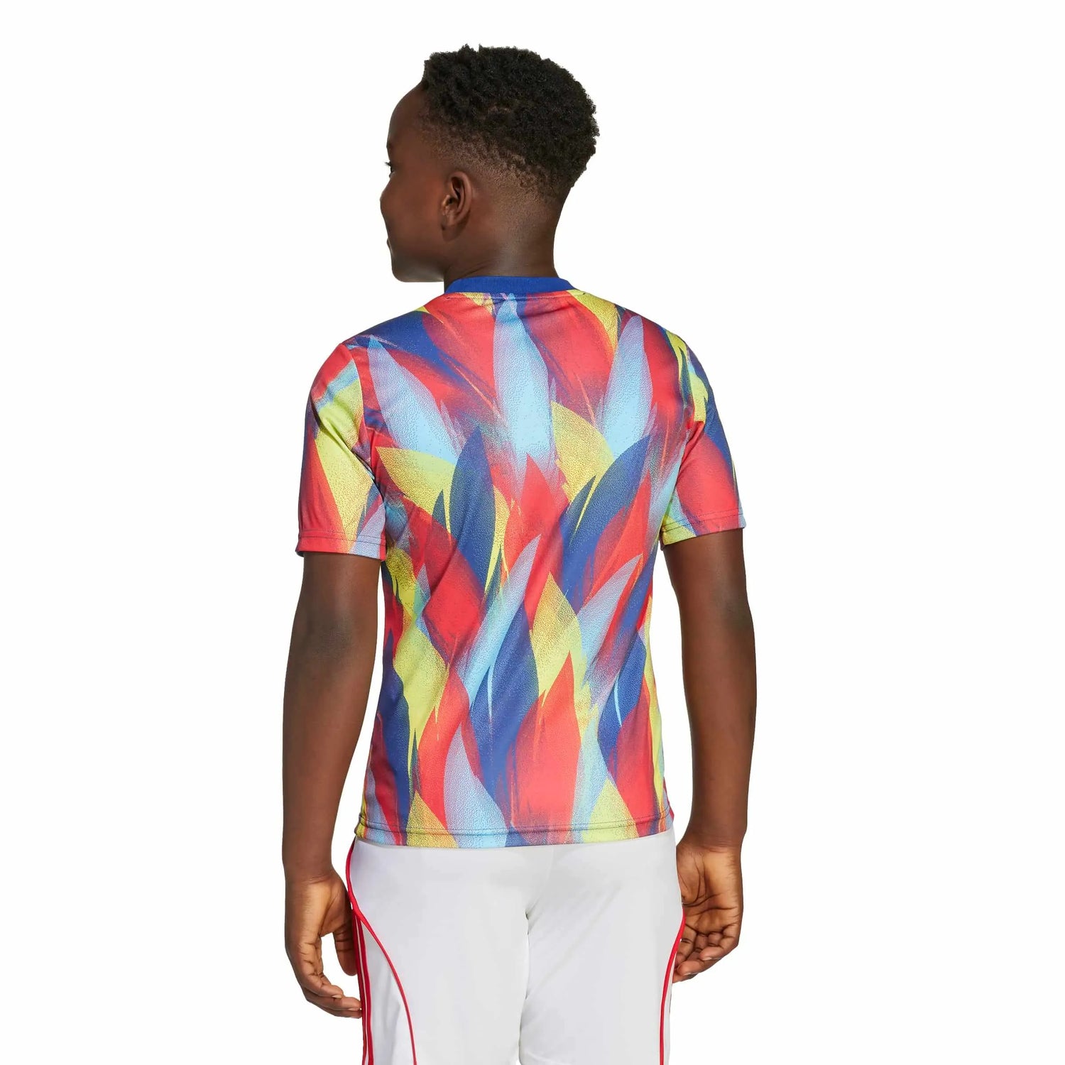 adidas 2025-26 Arsenal Youth Pre-Match Soccer Jersey (Model - Back)
