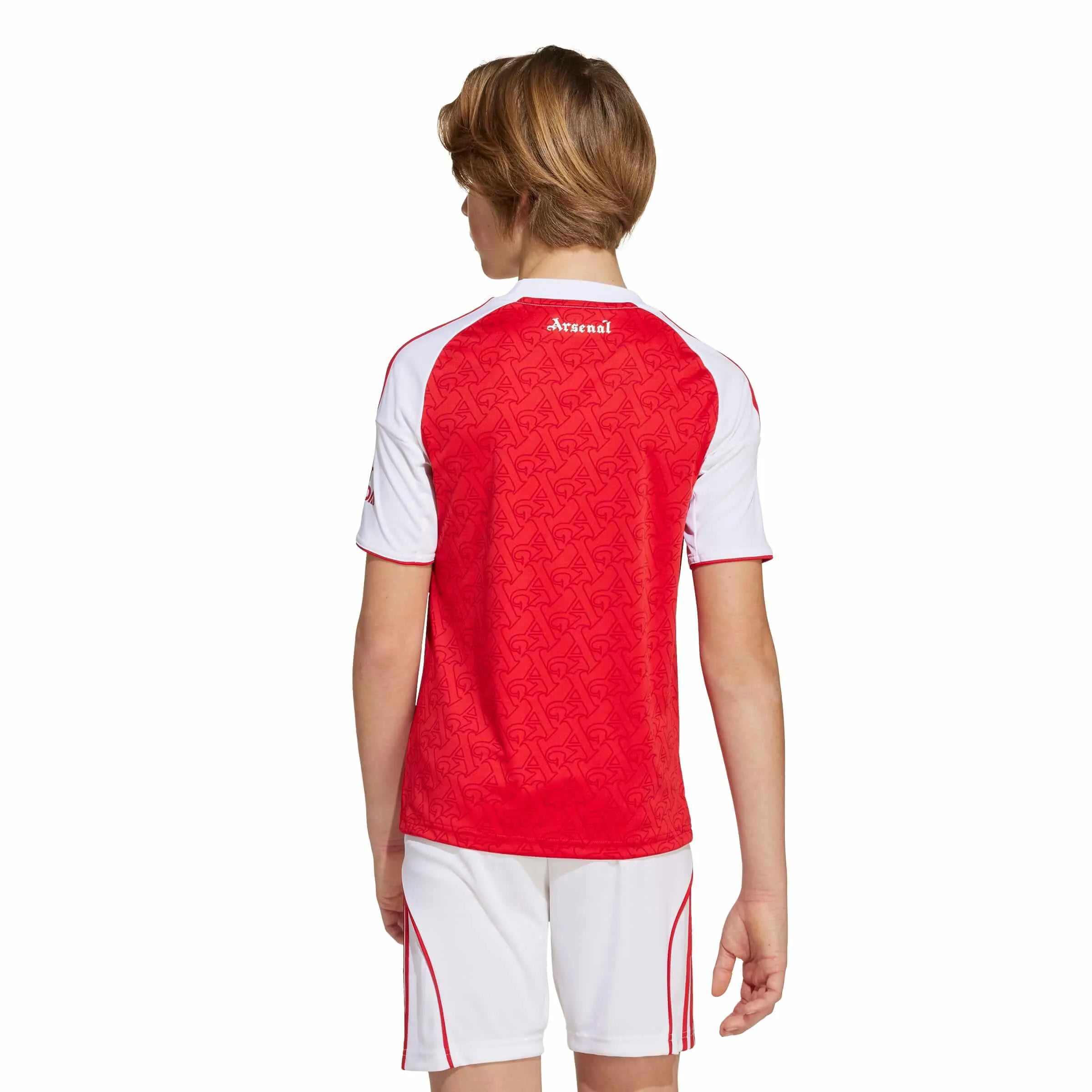 adidas 2025-26 Arsenal Youth Stadium Home Soccer Jersey (Model - Back)