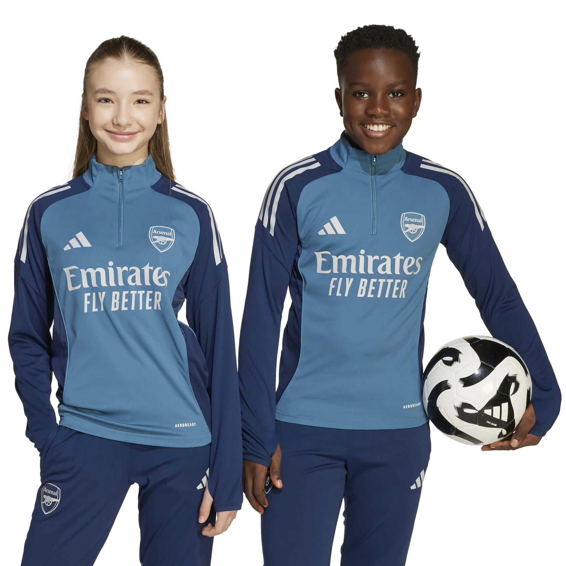 adidas 2025-26 Arsenal Youth Training Top (Models - Front)