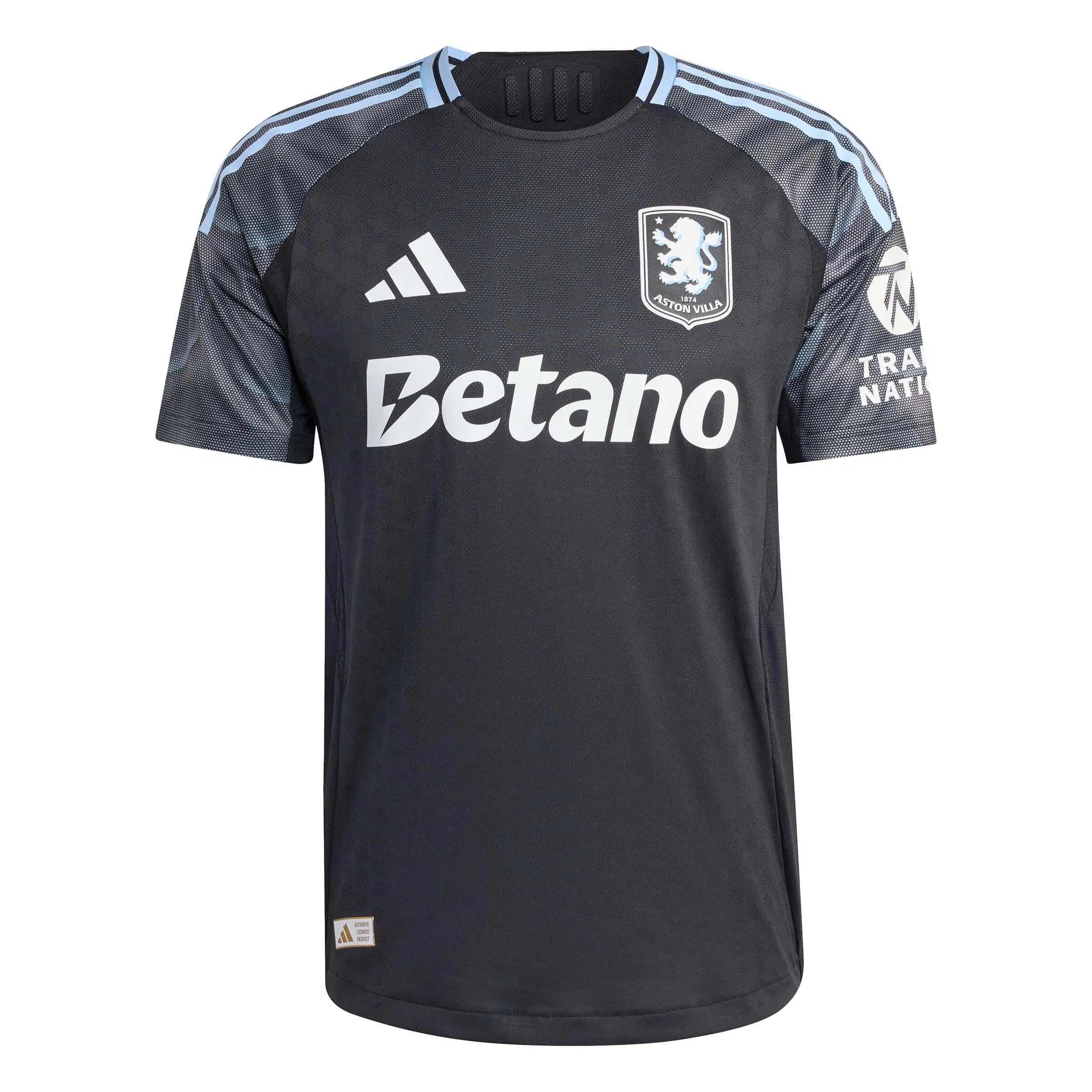adidas 2025-26 Aston Villa Men's Authentic Away Soccer Jersey (Front)