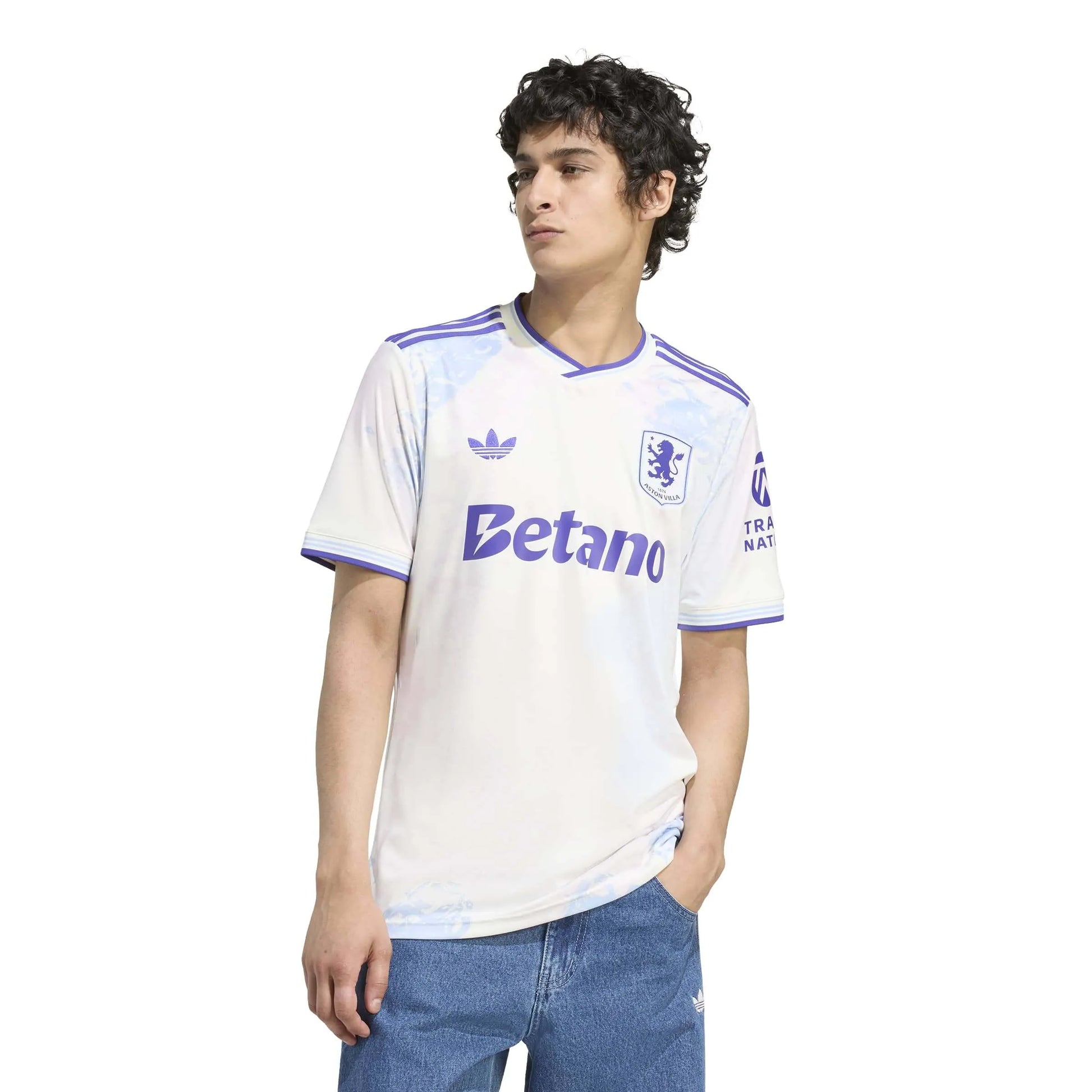 adidas 2025-26 Aston Villa Men's Stadium Third Soccer Jersey (Model - Front)