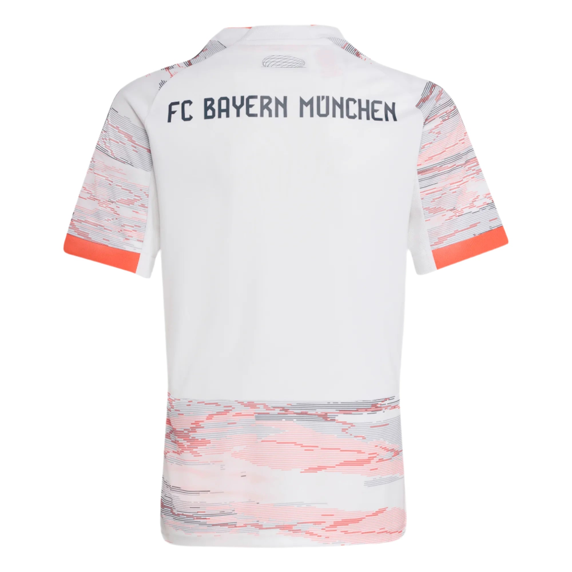 adidas 2025-26 Bayern Munich Youth Stadium Away Soccer Jersey (Back)