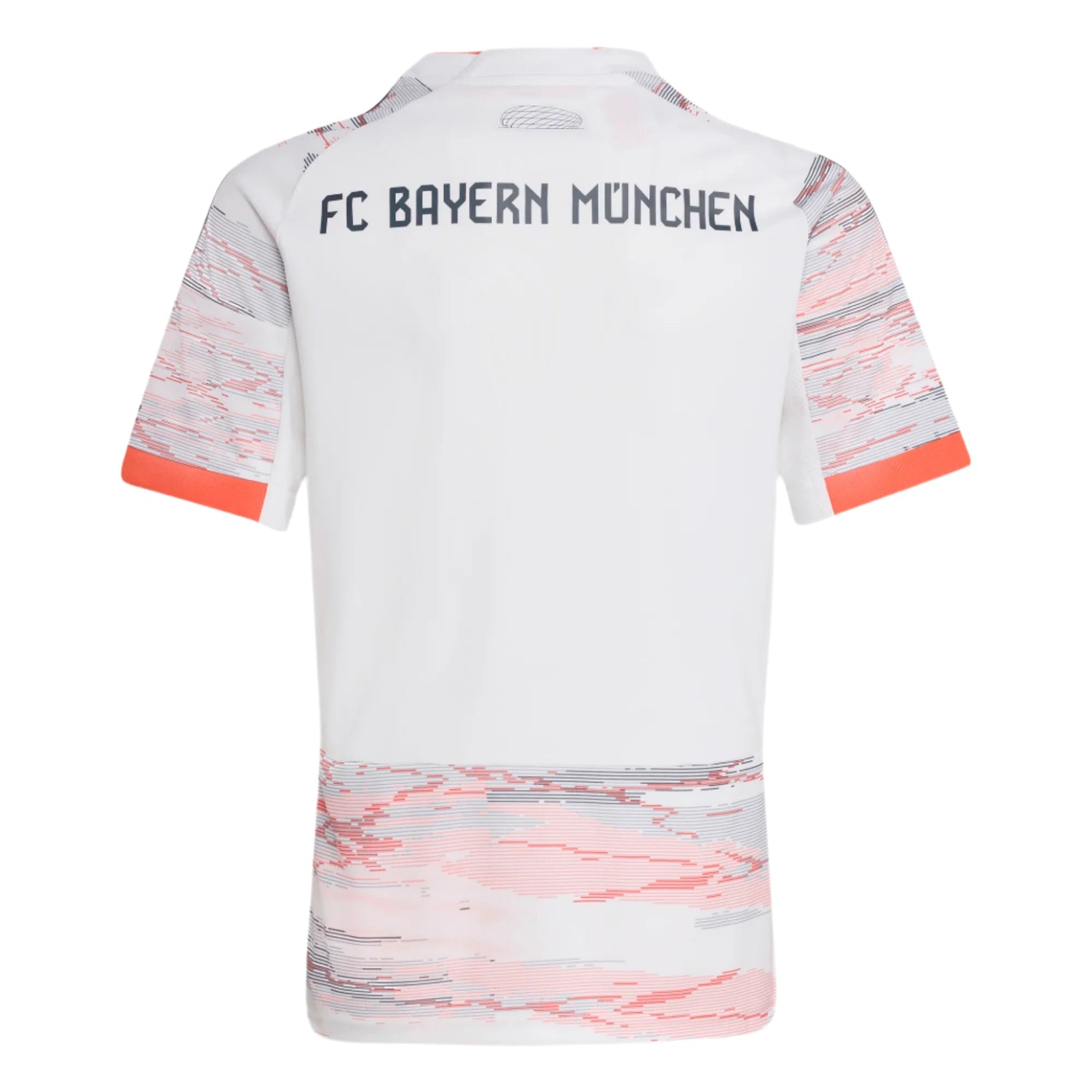 adidas 2025-26 Bayern Munich Youth Stadium Away Soccer Jersey (Back)