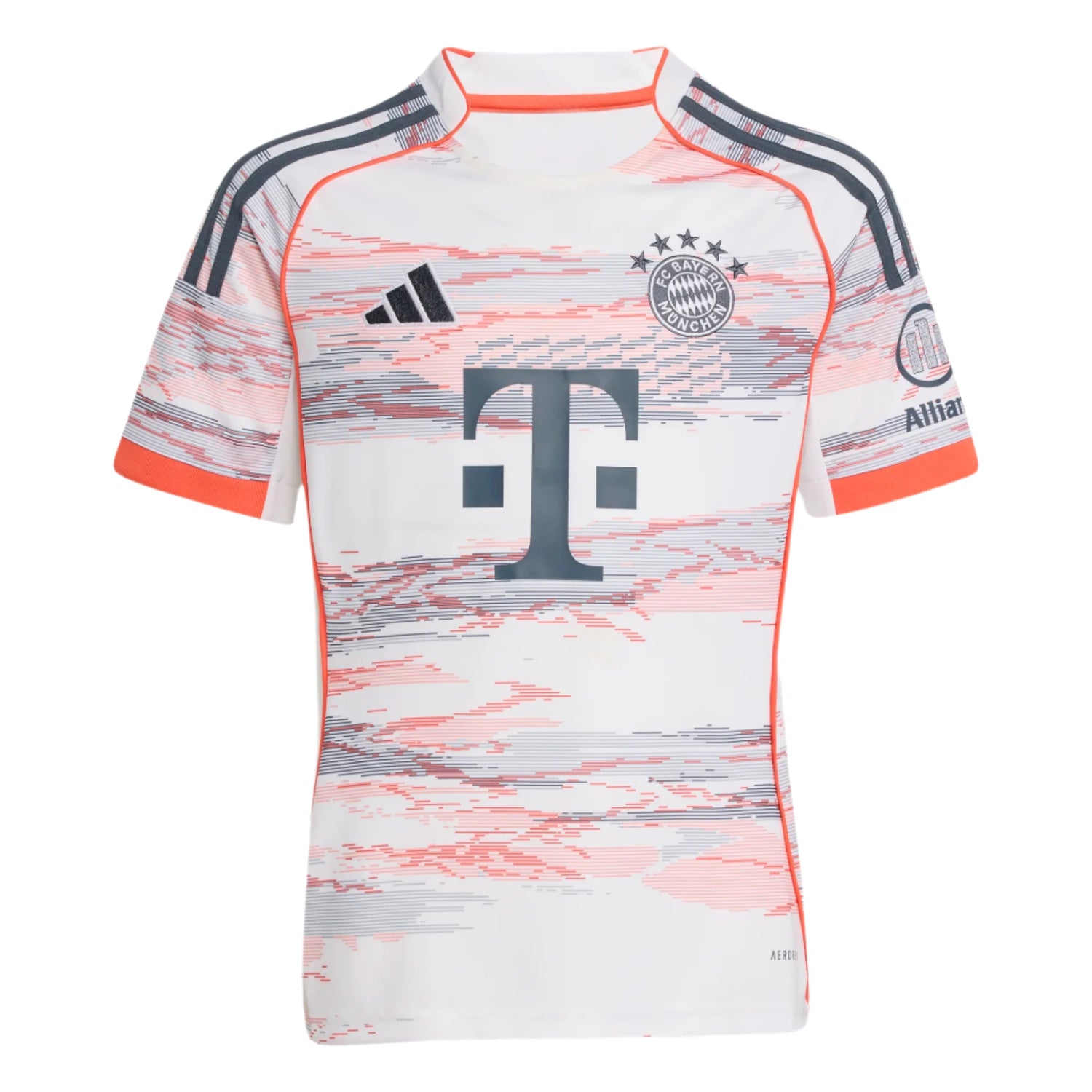 adidas 2025-26 Bayern Munich Youth Stadium Away Soccer Jersey (Front)