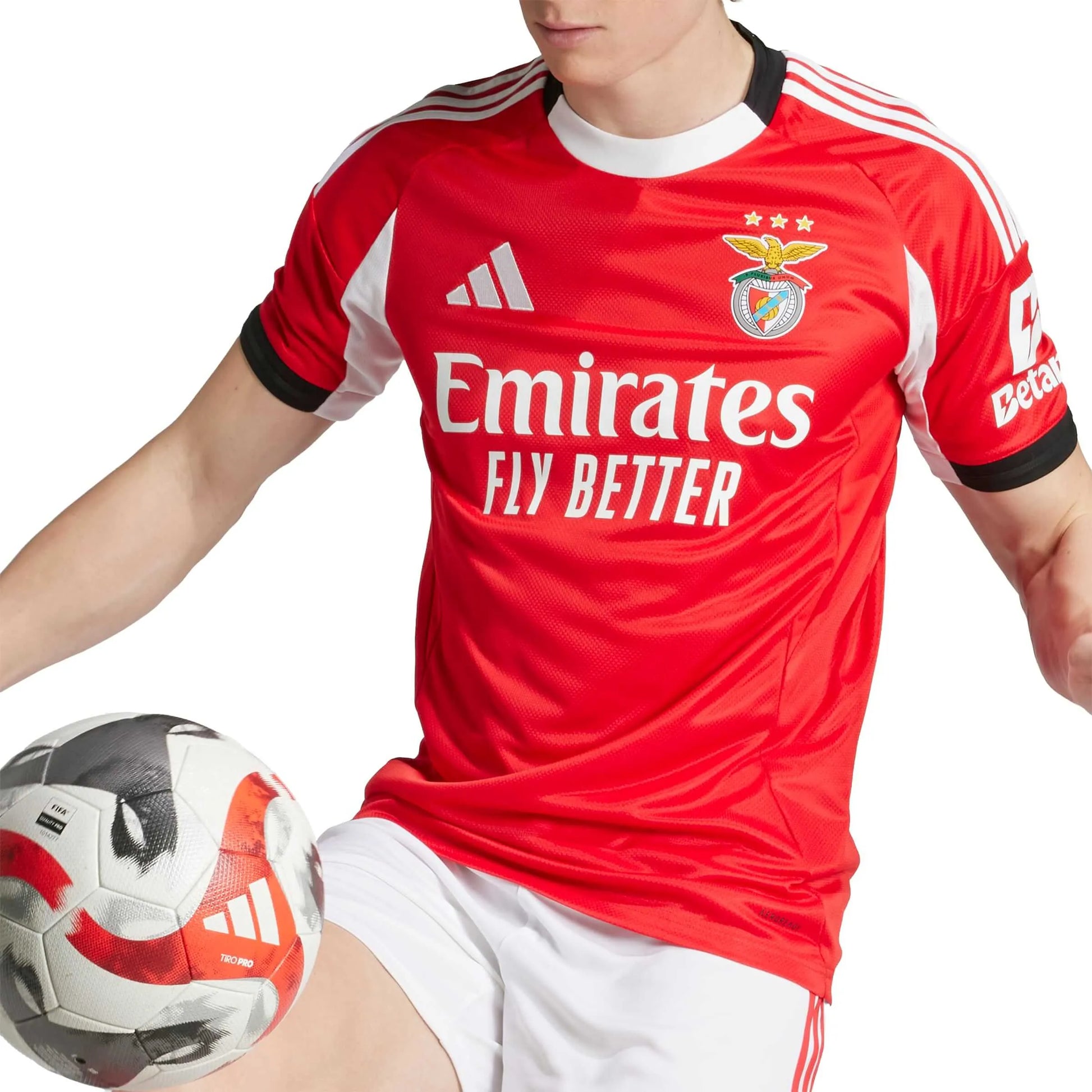 adidas 2025-26 Benfica Men's Stadium Home Soccer Jersey (Detail 1)