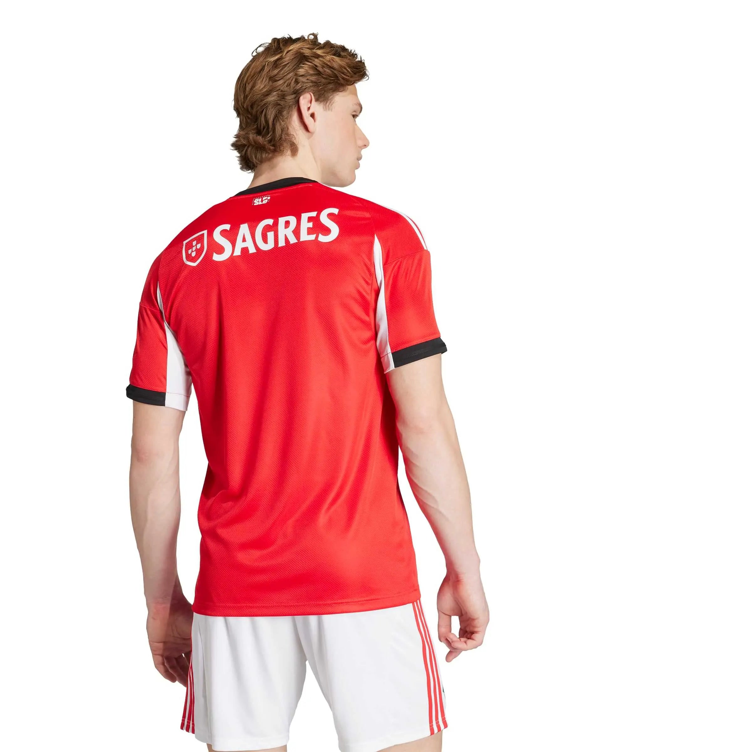 adidas 2025-26 Benfica Men's Stadium Home Soccer Jersey (Model - Back)