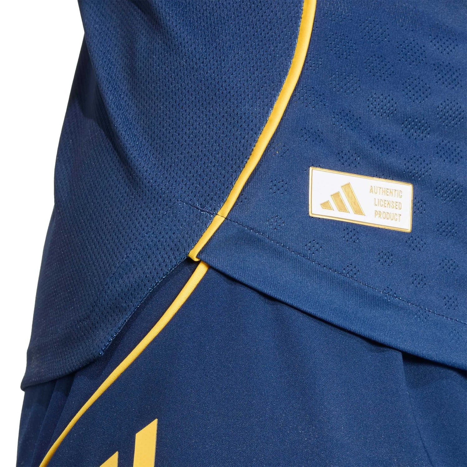 adidas 2025-26 Boca Juniors Men's Authentic Home Soccer Jersey (Detail 2)