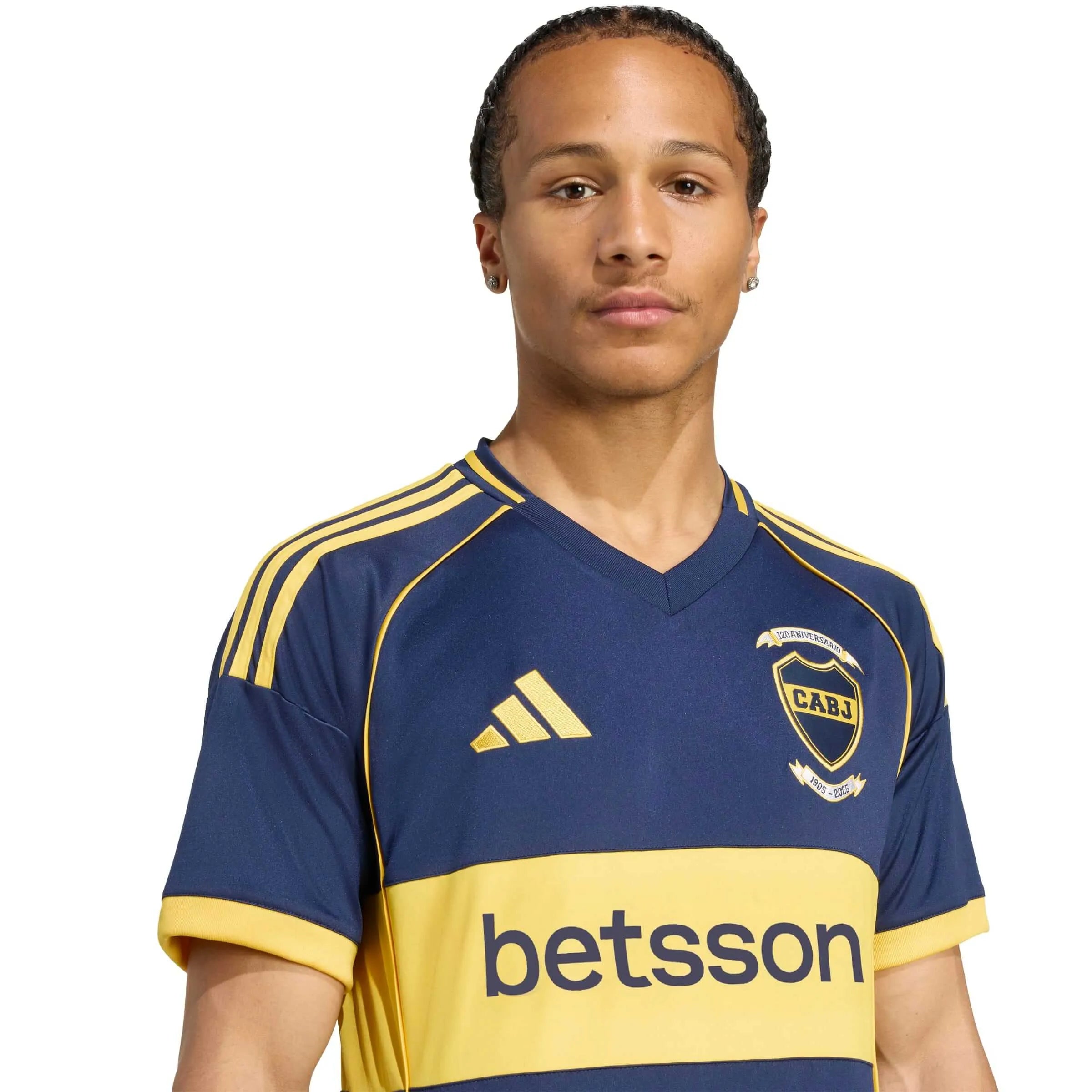 adidas 2025-26 Boca Juniors Men's Stadium Home Soccer Jersey