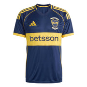 adidas 2025-26 Boca Juniors Men's Stadium Home Soccer Jersey (Front)