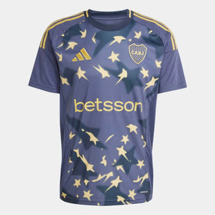 adidas 2025-26 Boca Juniors Men's Stadium Third Soccer Jersey (Front)