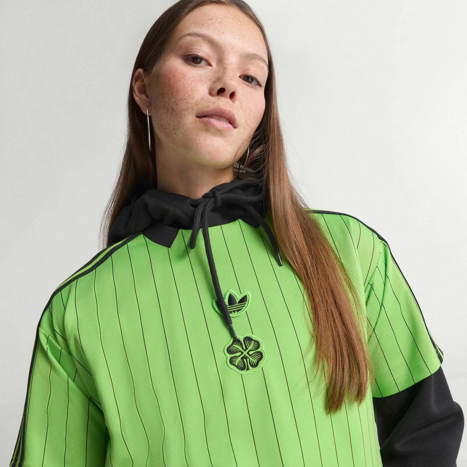 adidas 2025-26 Celtic Men's Icon Soccer Jersey (Detail 1)