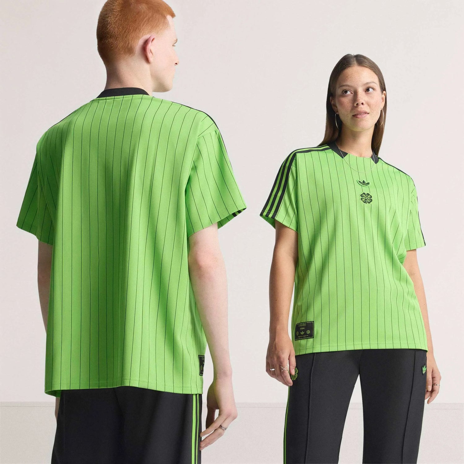 adidas 2025-26 Celtic Men's Icon Soccer Jersey (Models - Back and Front)